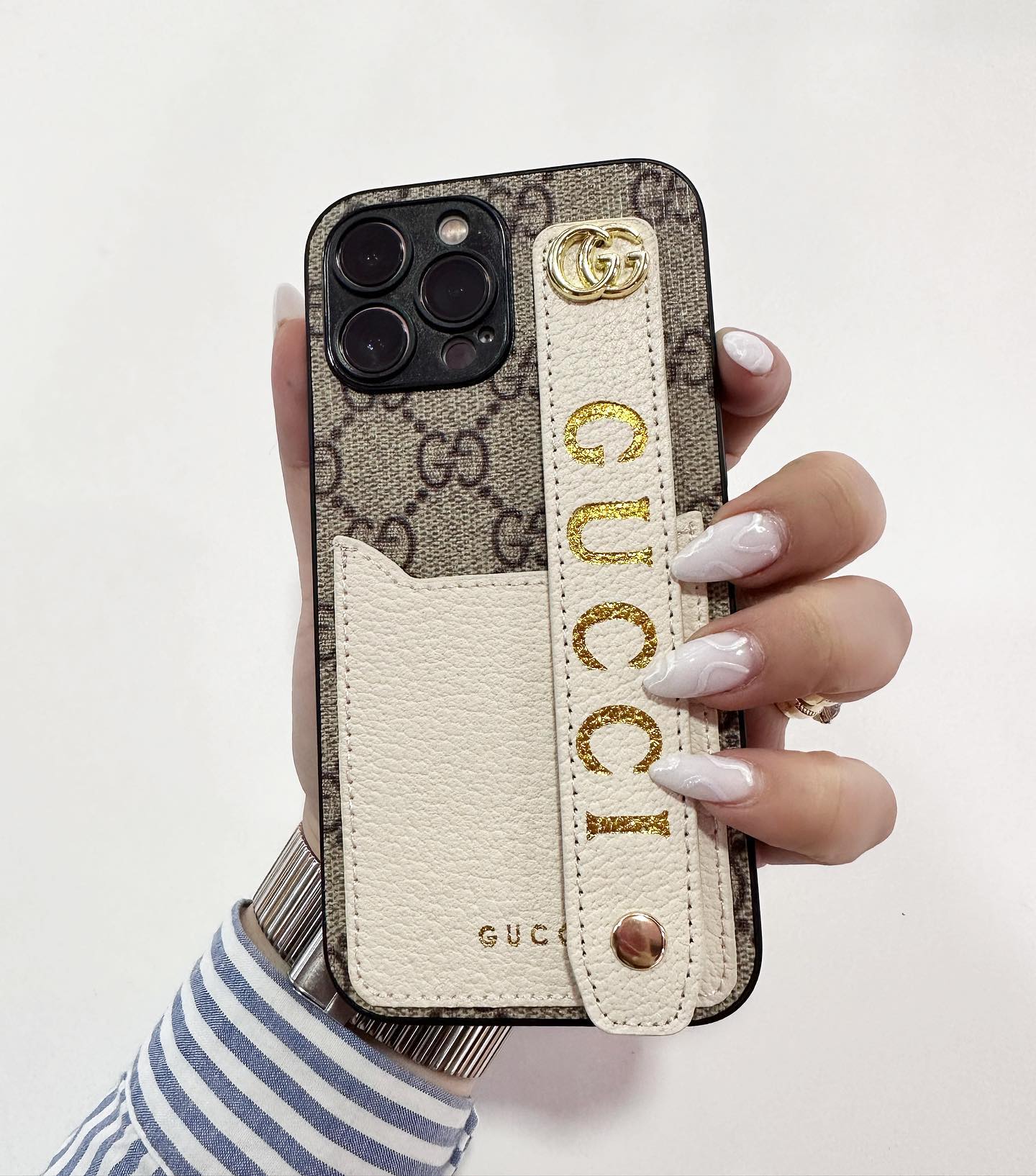 Gucci iPhone Case Golden Strip