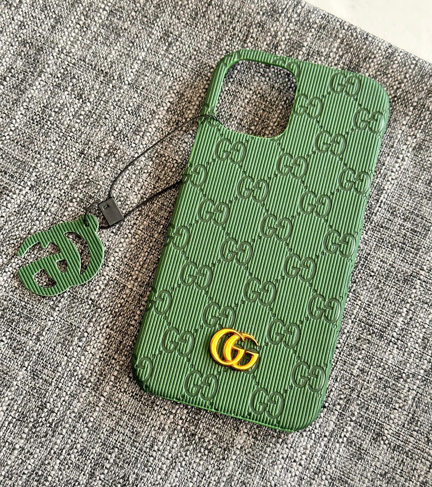 DarkGreen Gucci iPhone Case - SereneShop