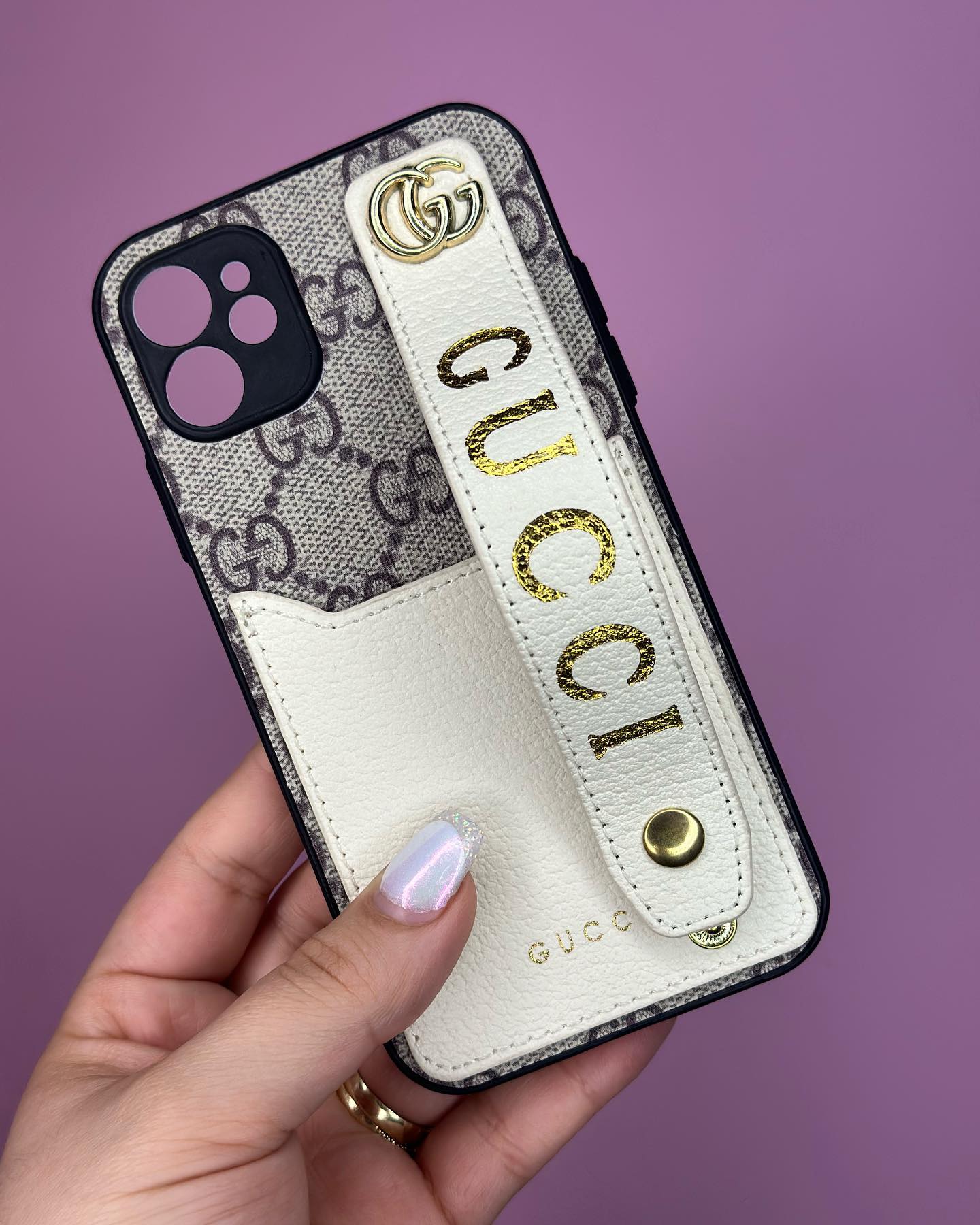 Gucci iPhone Case Golden Strip