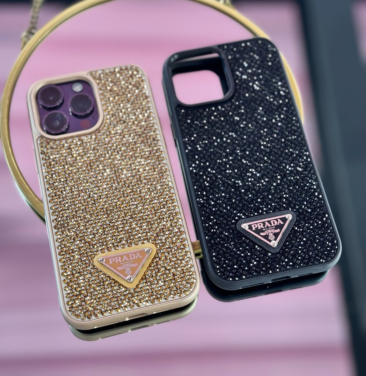 Black Diamond Prada iPhone Case