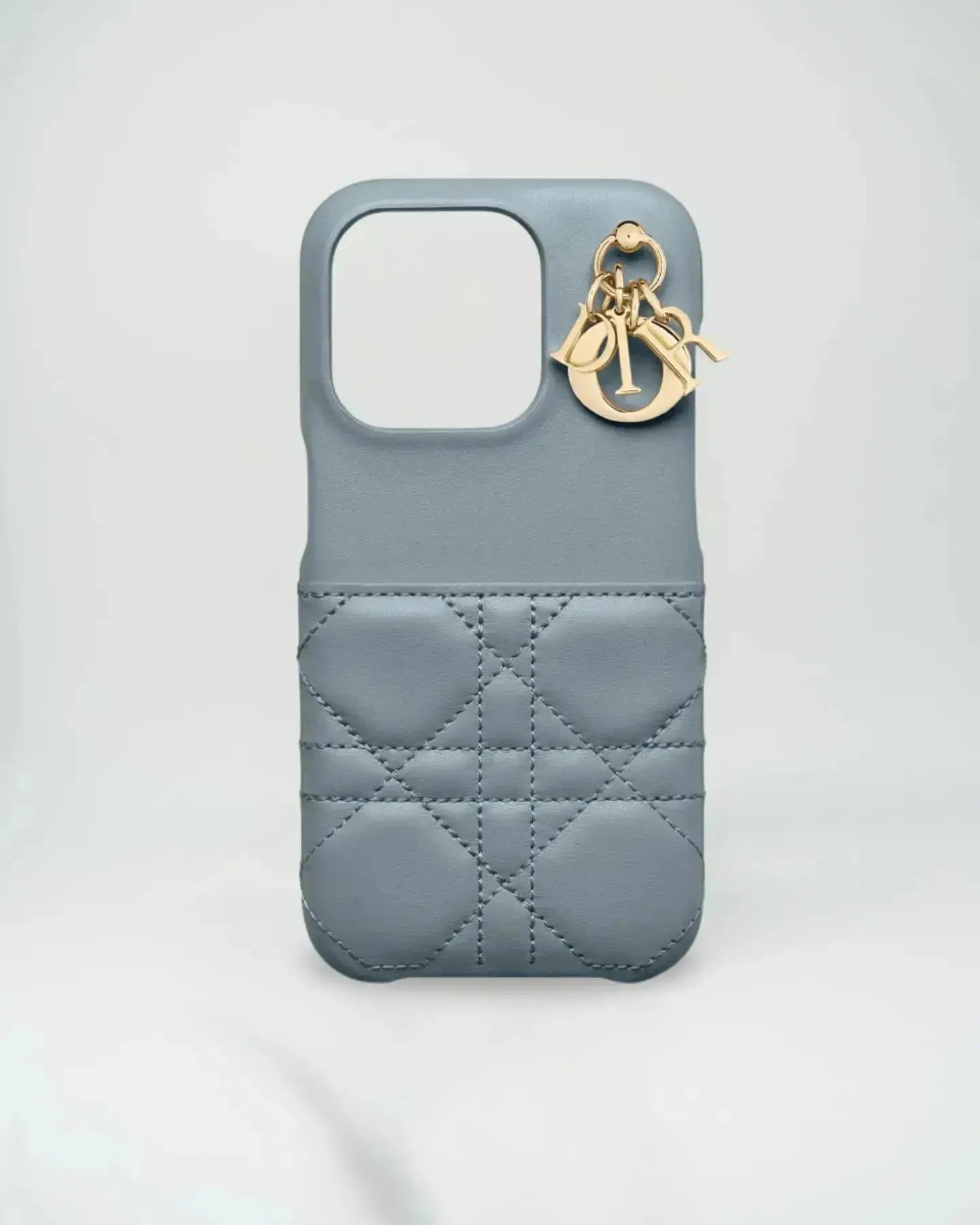 Dior Powder Pink Cannage Lambskin iPhone Case - SereneShop