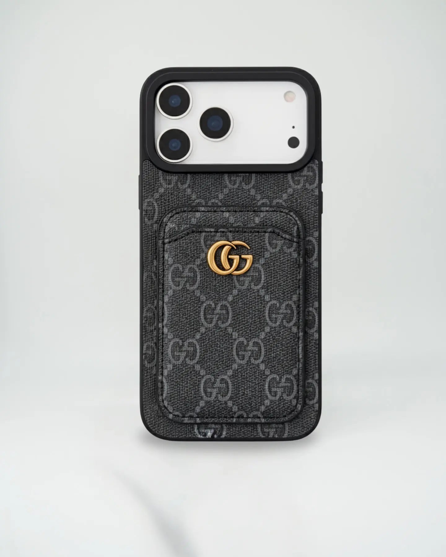 Dark GG Nocturne Gucci iPhone 17 Pro Max With Card Slot - SereneShop
