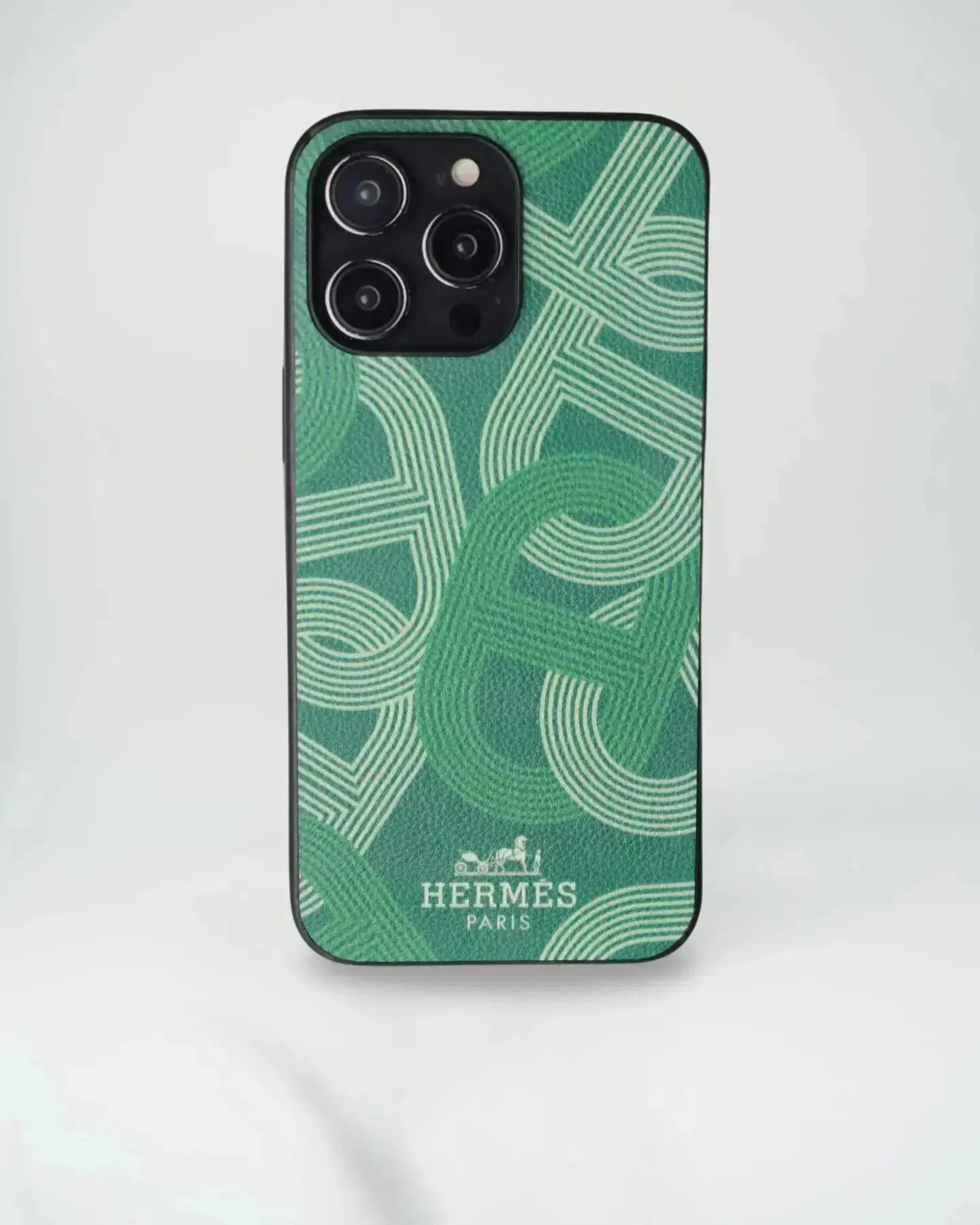 Les Maillons Sablés Hermes iPhone 16 Pro Max Case Bottom Hermes - SereneShop