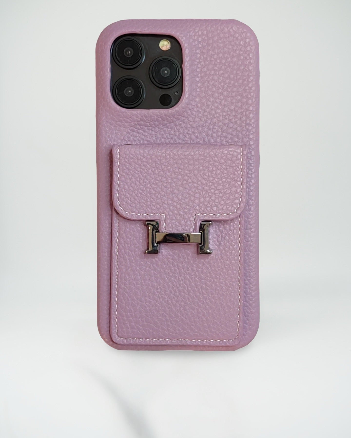Le Lilas Hermès iPhone 16 Pro Max Case with Cardholder