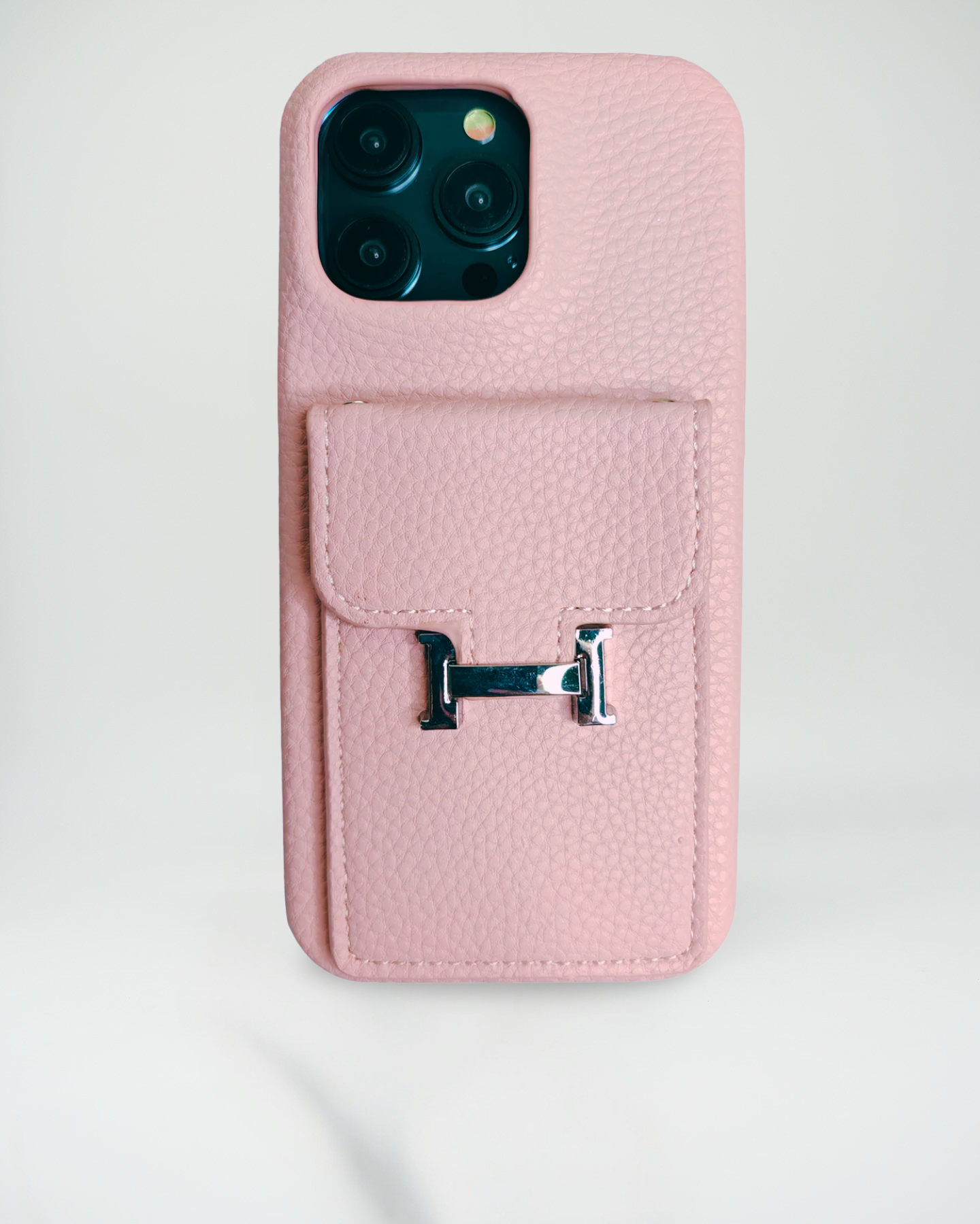 Le Bleu Hermès iPhone 16 Pro Max Case with Cardholder