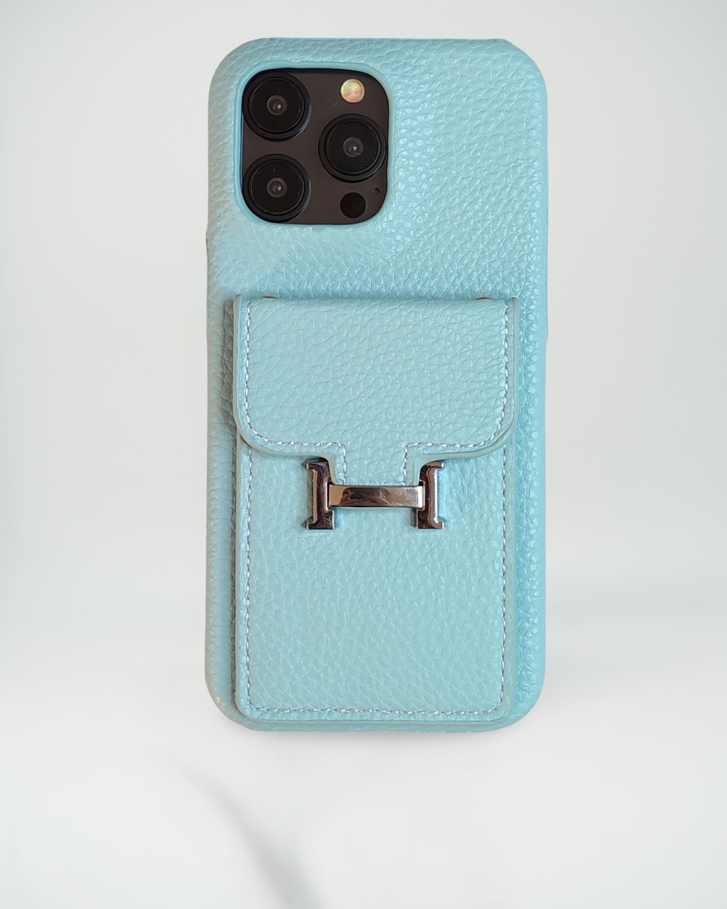 Le Lilas Hermès iPhone 16 Pro Max Case with Cardholder