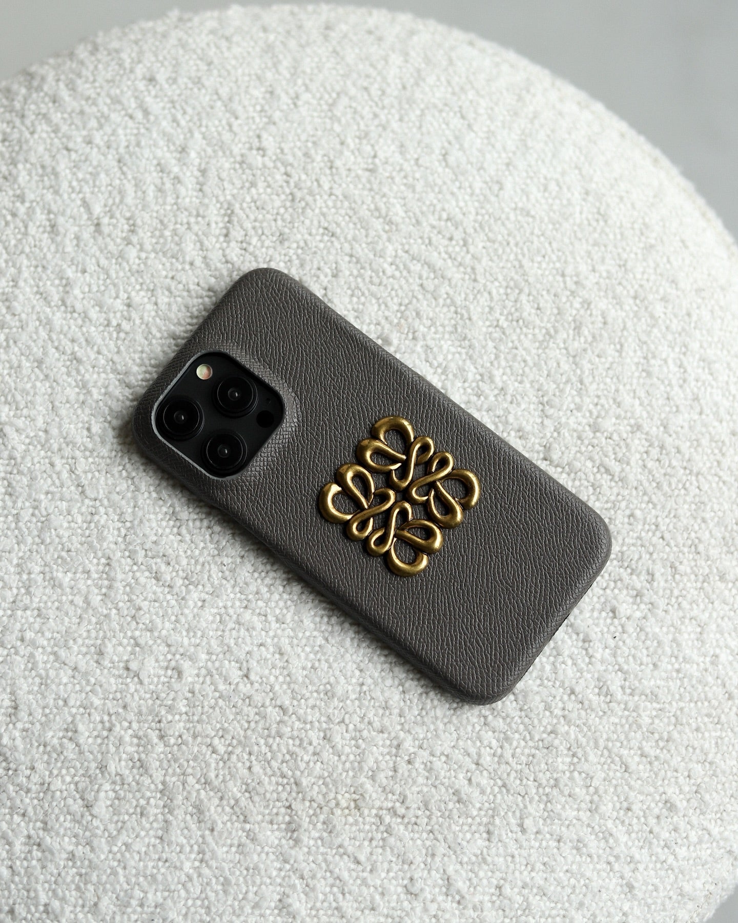 Pebble Gray Loewe iPhone 16 Pro Max Case