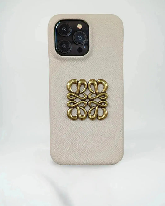 Pebble Gray Loewe iPhone 16 Pro Max Case - SereneShop