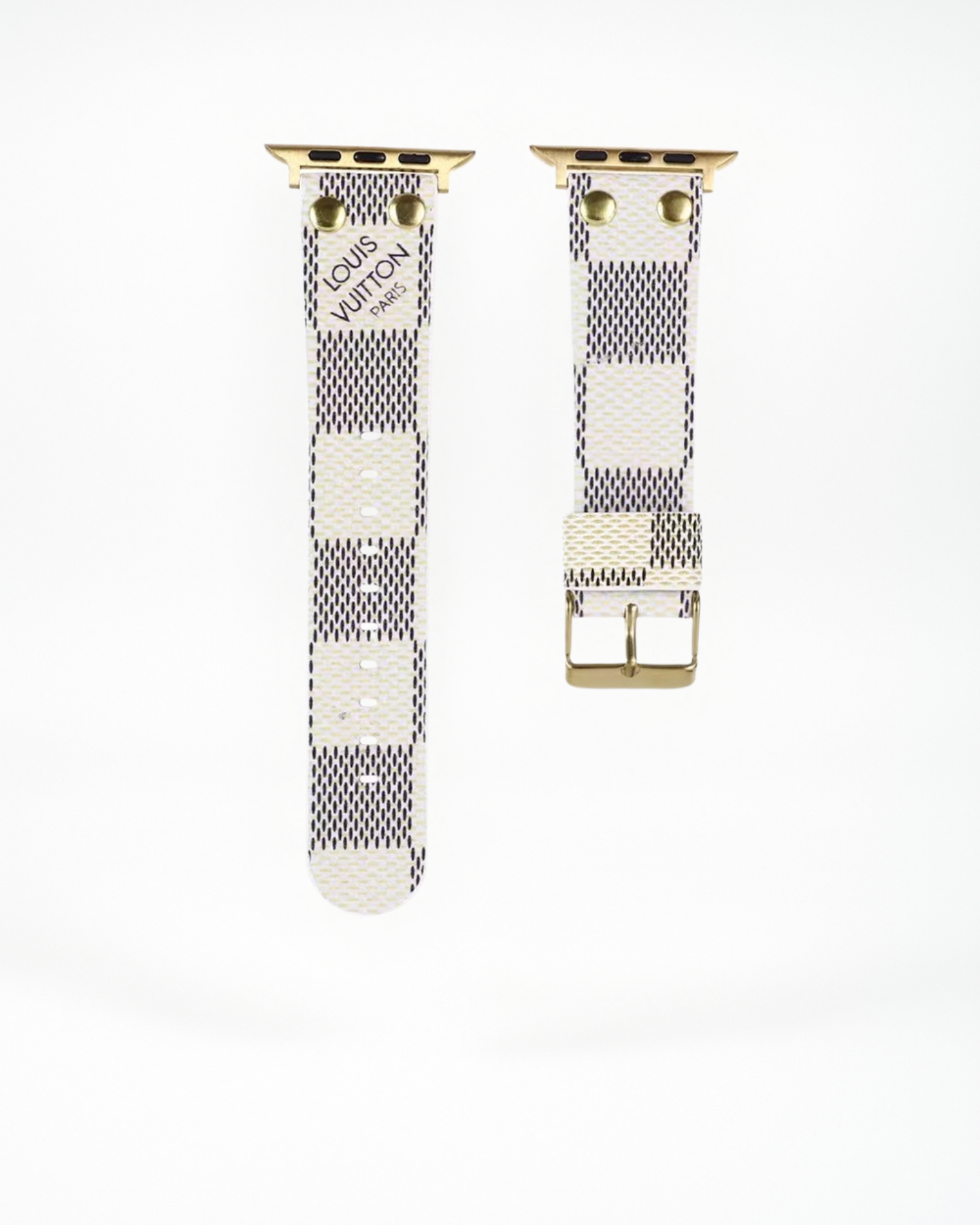 Louis Vuitton Apple Watch Tambour Damier Graphite Canvas Strap