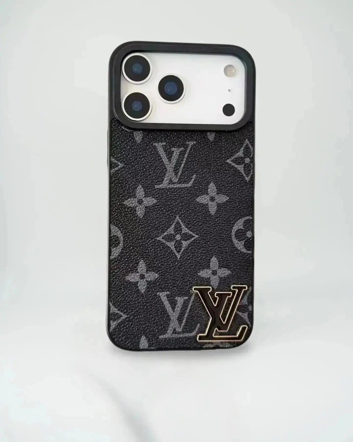 Monogram Canvas Louis Vuitton iPhone 17 Pro Max Case With Logo - SereneShop