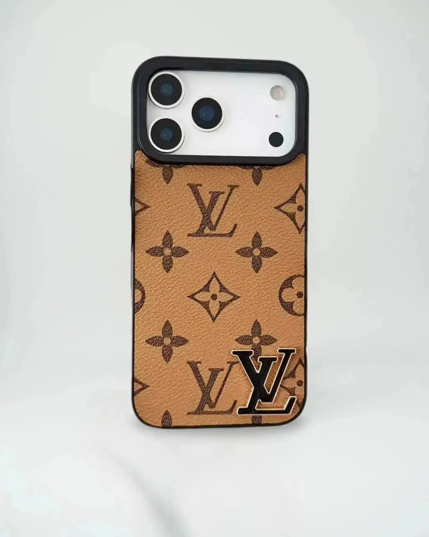 Monogram Canvas Louis Vuitton iPhone 17 Pro Max Case With Logo - SereneShop