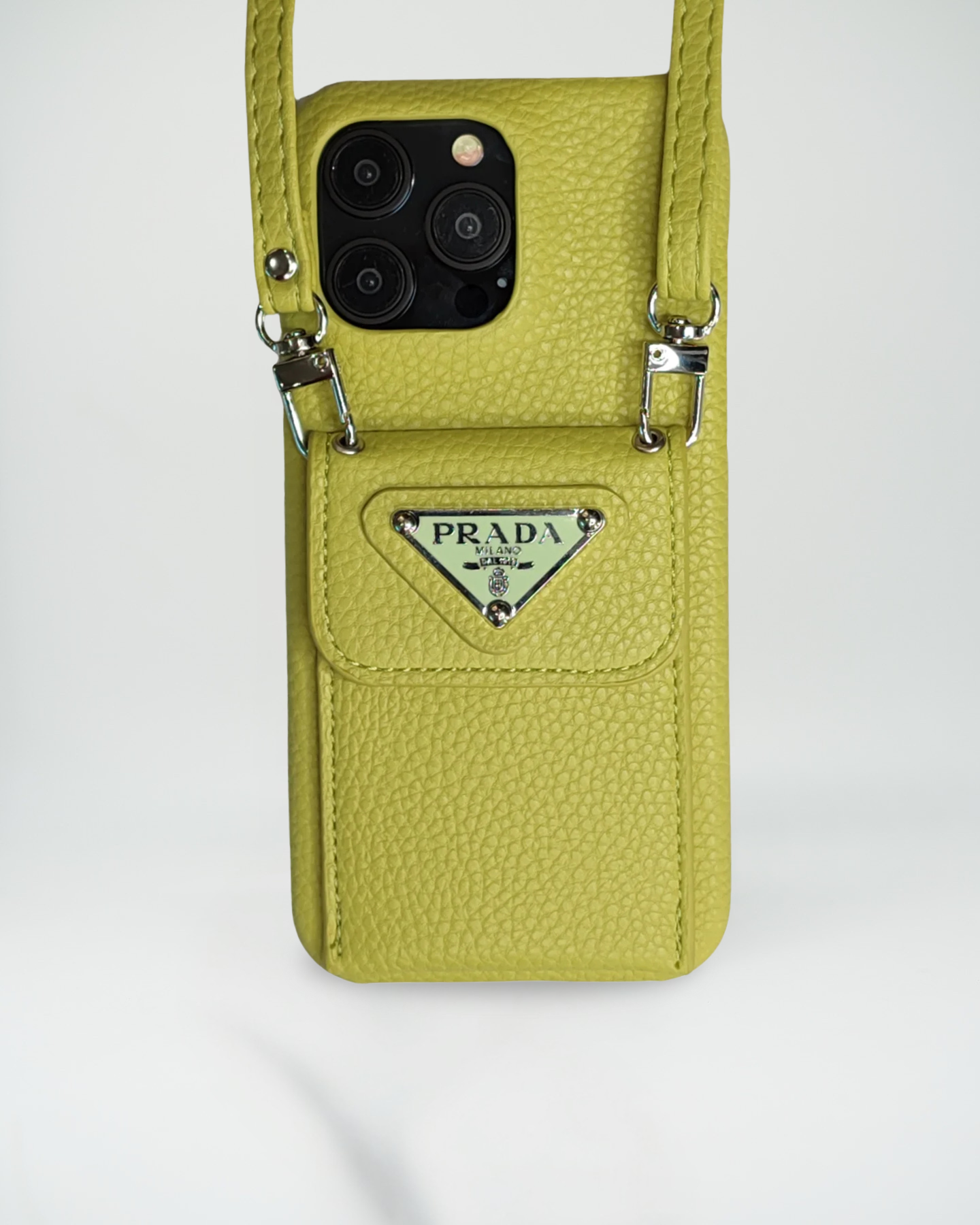 Le Noir Prada iPhone 16 Pro Max Case With Strap Crossbody
