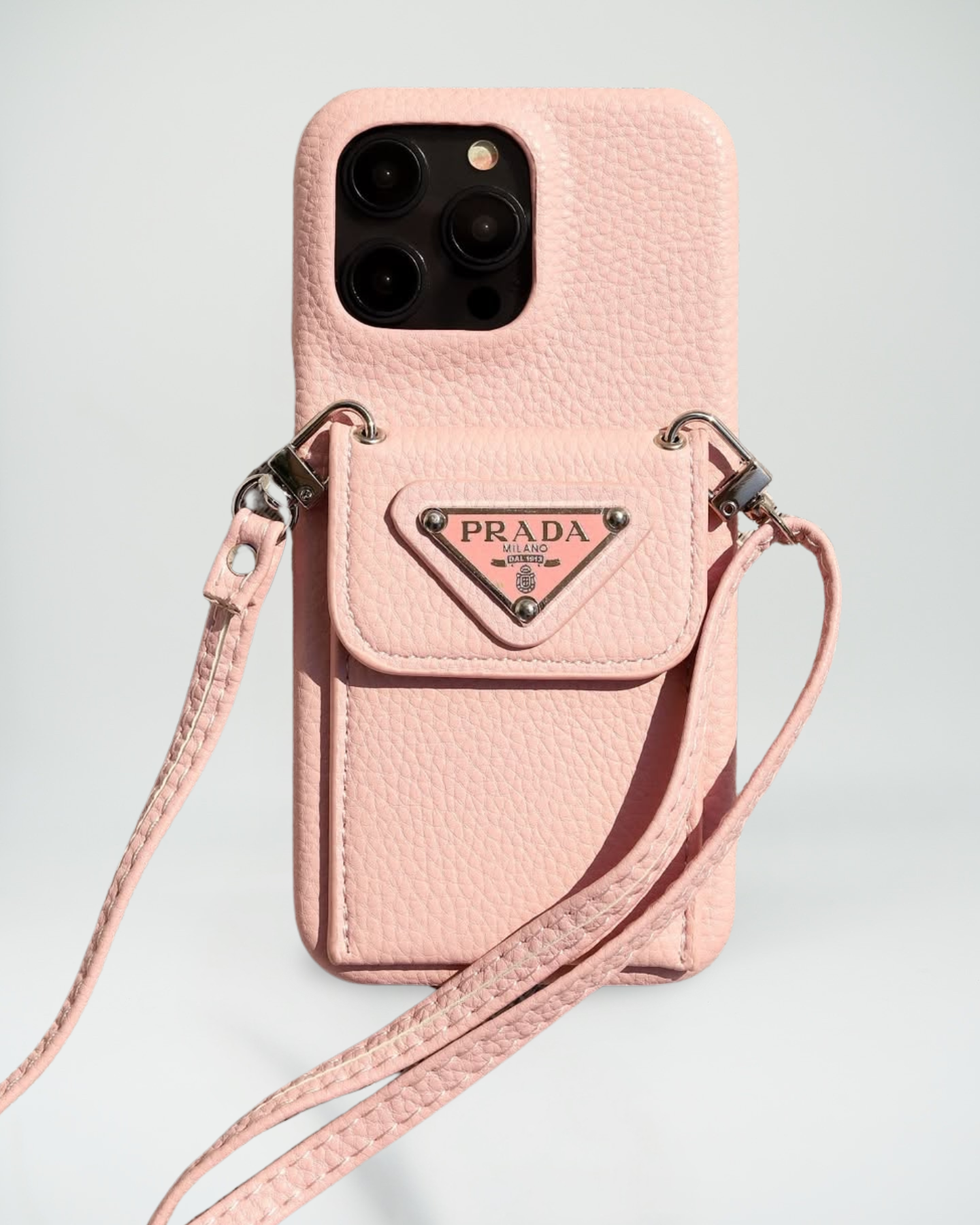 Le Noir Prada iPhone 16 Pro Max Case With Strap Crossbody