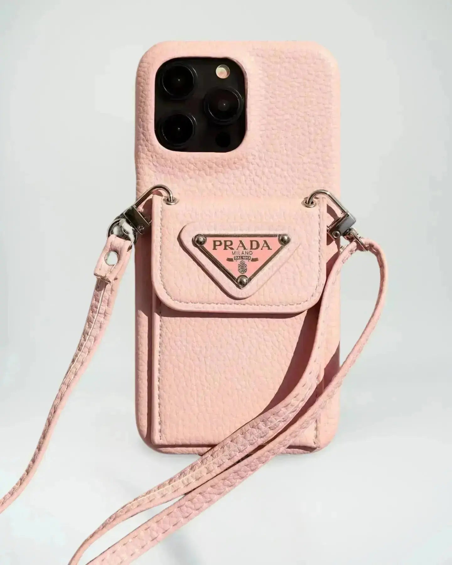 Le Noir Prada iPhone 16 Pro Max Case With Strap Crossbody - SereneShop