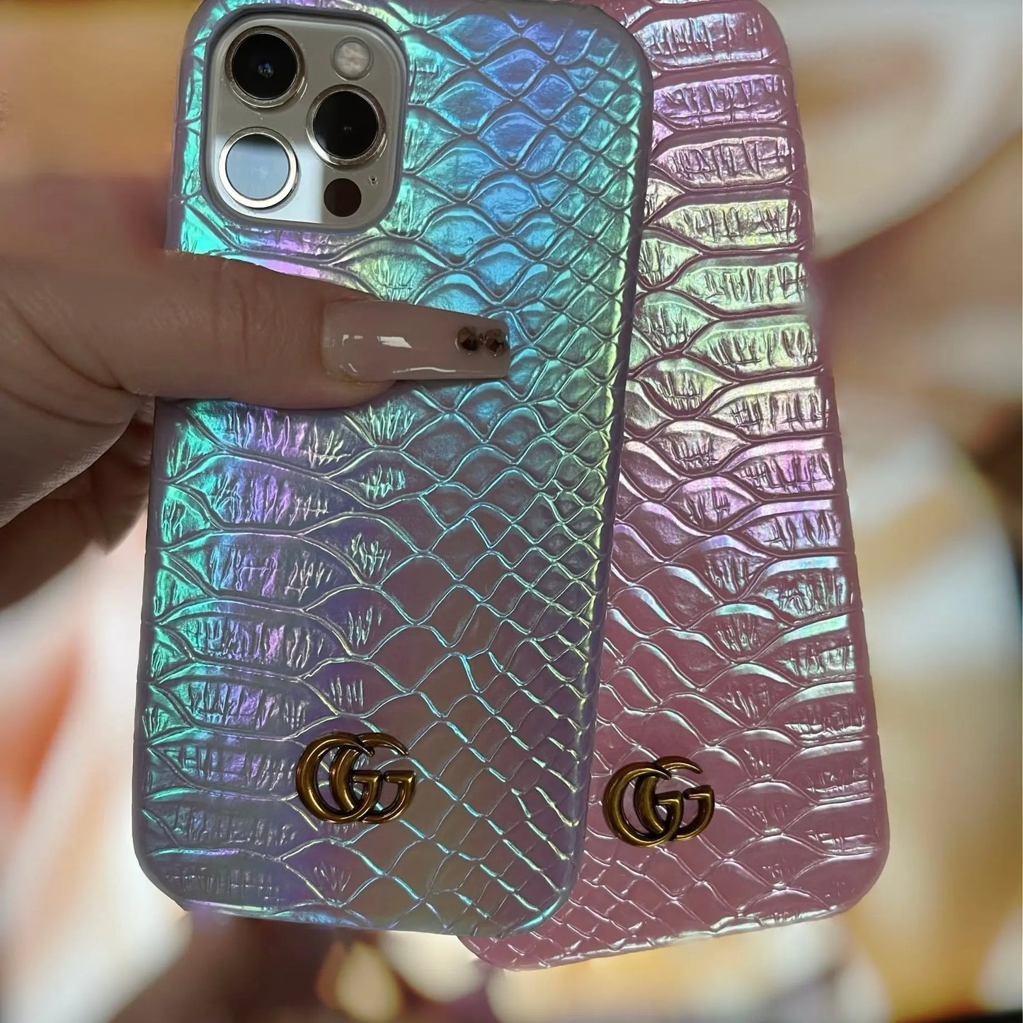 Mermaid Crocodile Gucci iPhone Case - SereneShop
