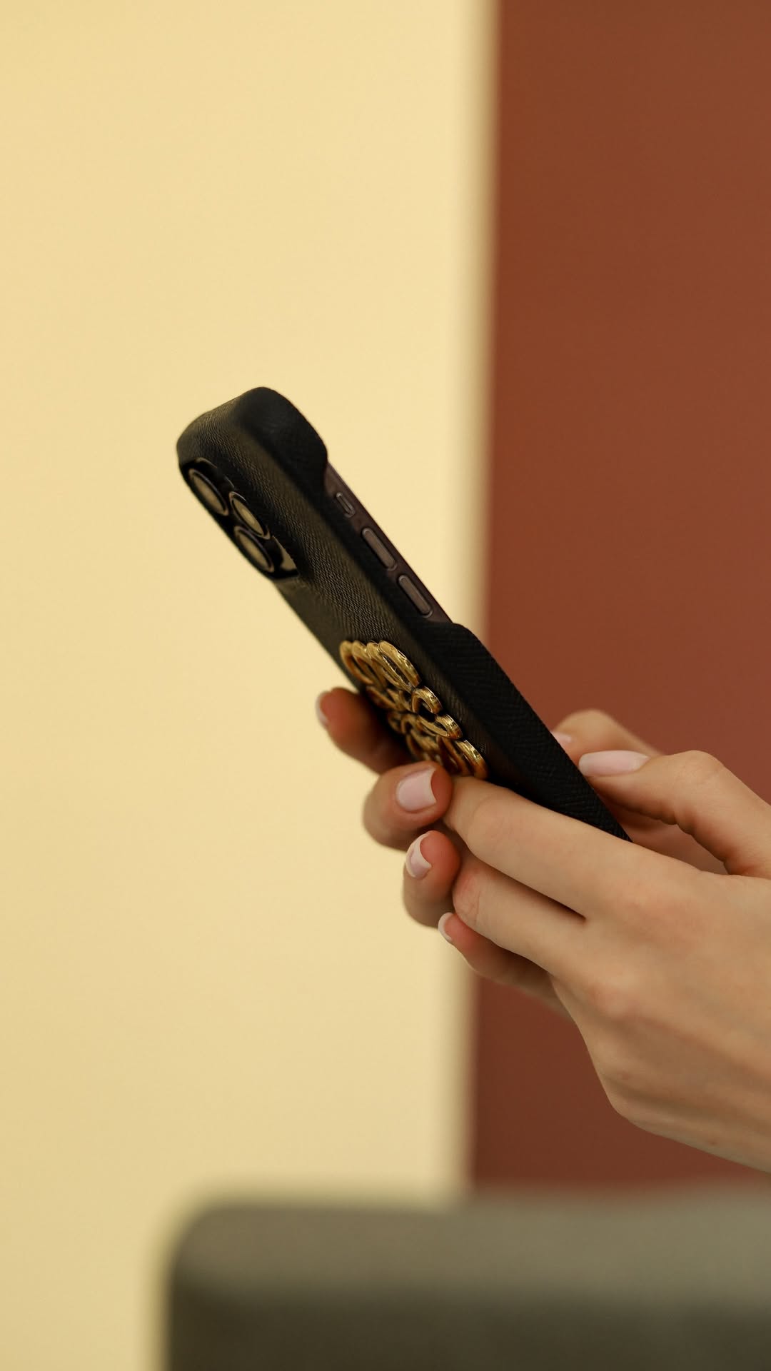 Obsidian Noir Loewe iPhone 16 Pro Max Case