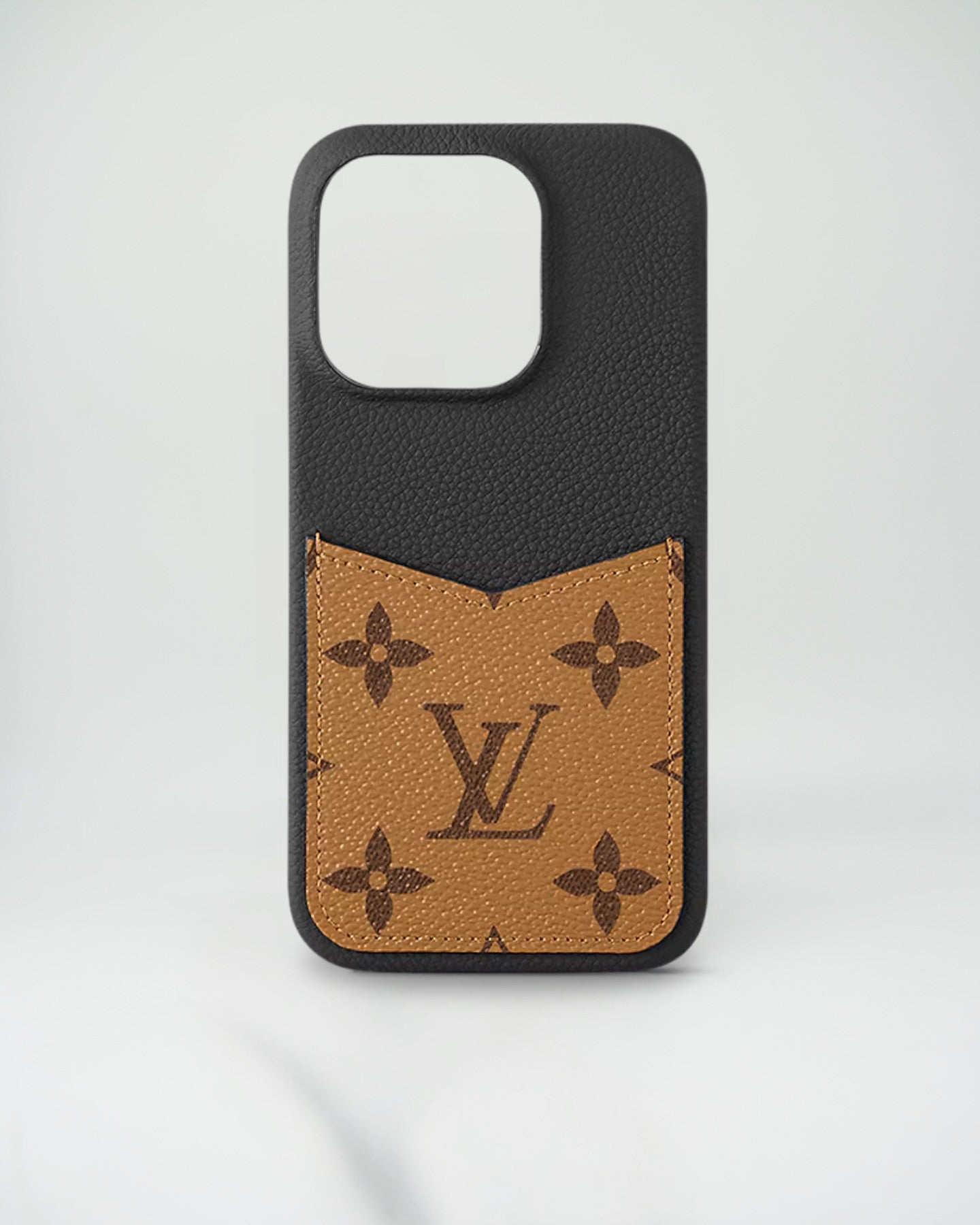 Louis Vuitton Bumper Pallas iPhone 16 Pro Max Case – Monogram Leather Pocket Design