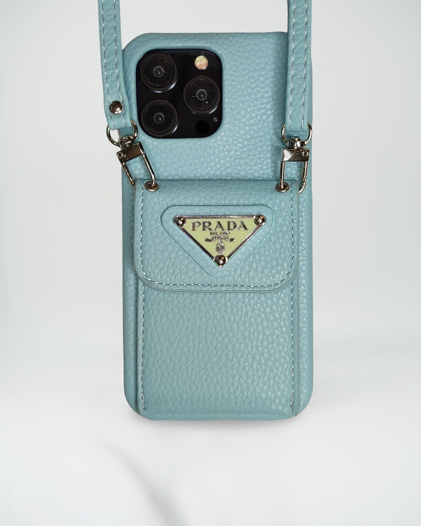 Le Noir Prada iPhone 16 Pro Max Case With Strap Crossbody
