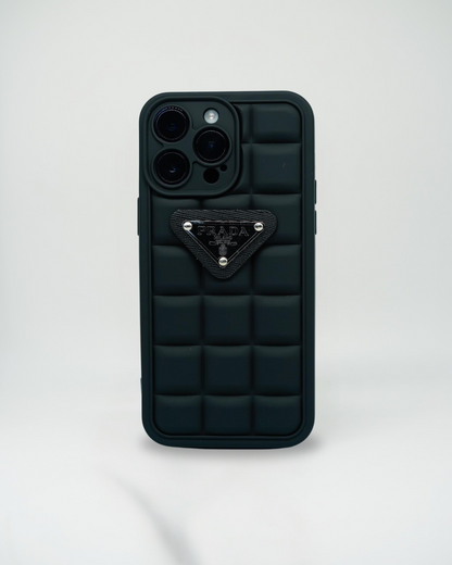 Black Prada iPhone 16 Pro Max Case