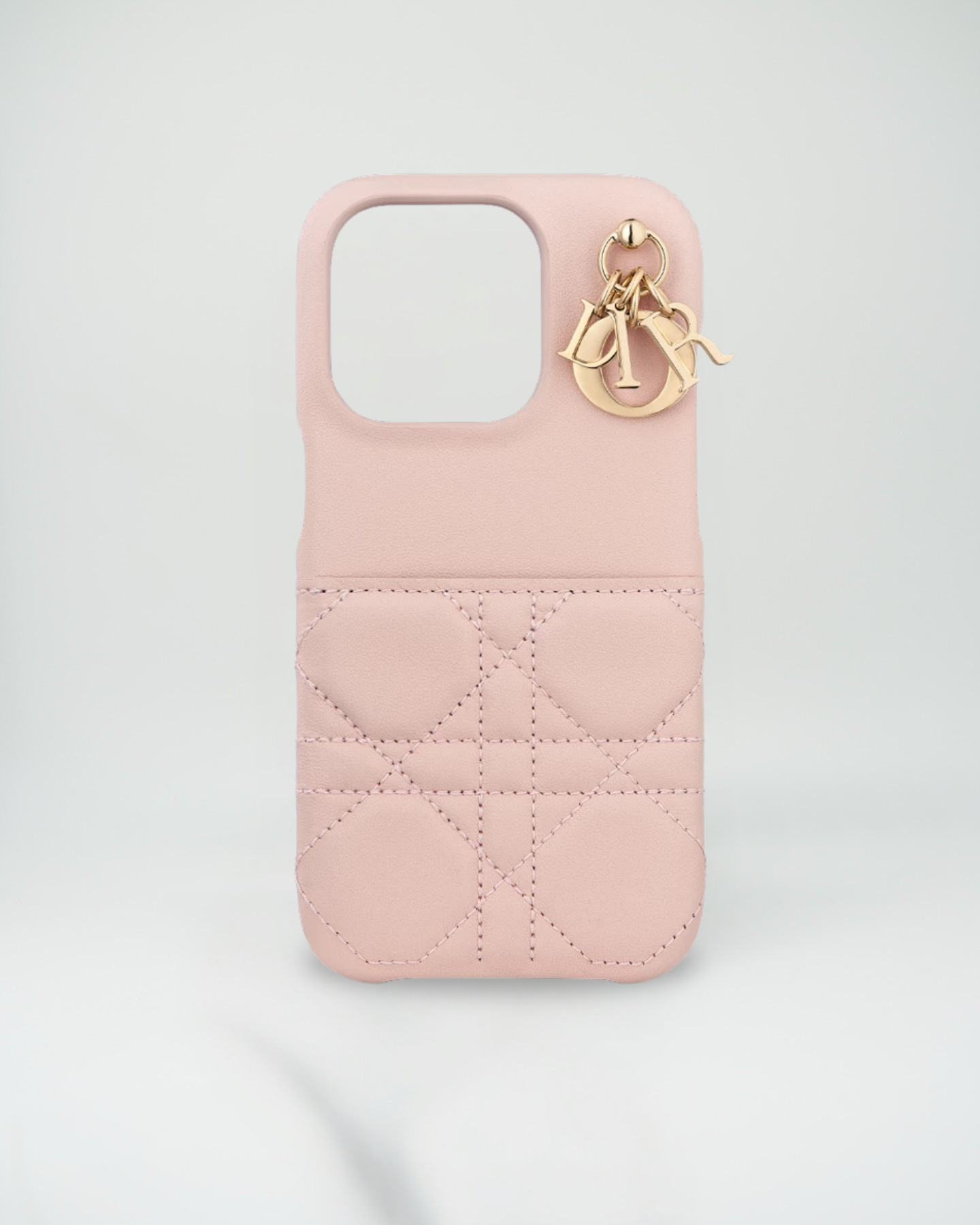 Dior Amour Red Cannage Lambskin iPhone Case