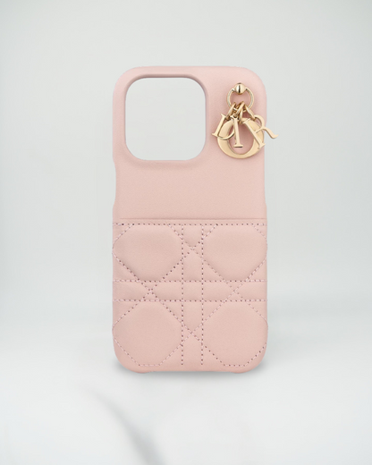 Dior Amour Red Cannage Lambskin iPhone Case