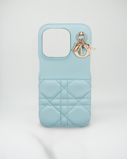Dior Amour Red Cannage Lambskin iPhone Case