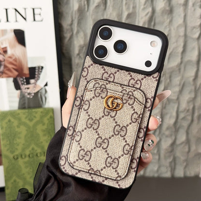 Dark GG Nocturne Gucci iPhone 17 Pro Max With Card Slot