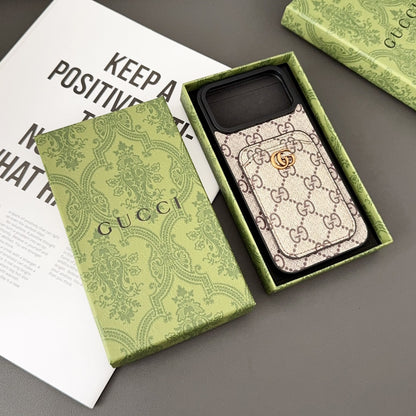 Dark GG Nocturne Gucci iPhone 17 Pro Max With Card Slot