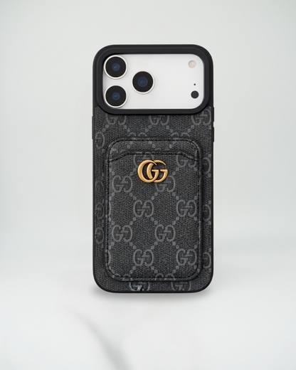 Dark GG Nocturne Gucci iPhone 17 Pro Max With Card Slot