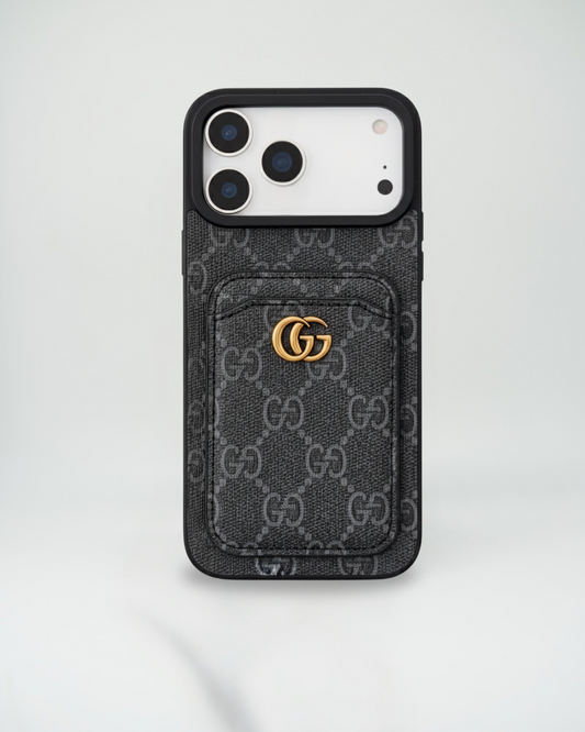 Dark GG Nocturne Gucci iPhone 17 Pro Max With Card Slot
