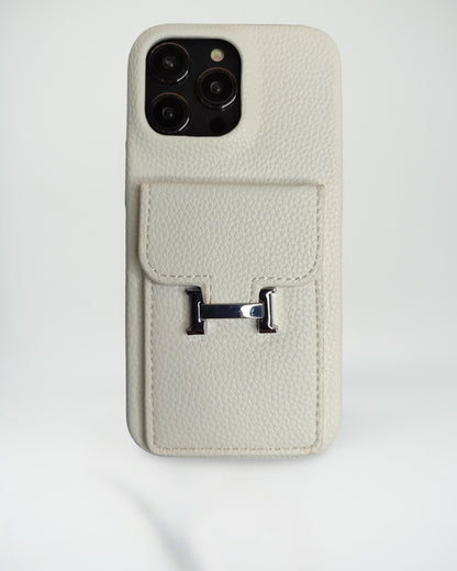 Le Lilas Hermès iPhone 16 Pro Max Case with Cardholder