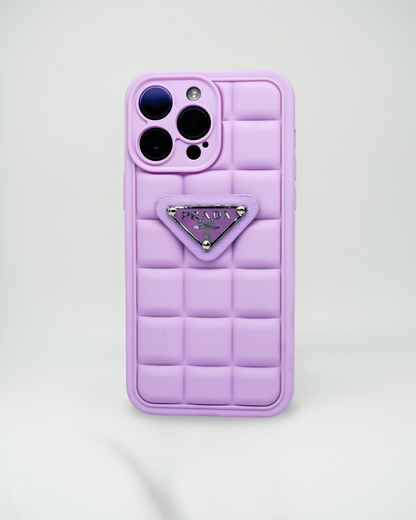 Lavender Prada iPhone 16 Pro Max Case