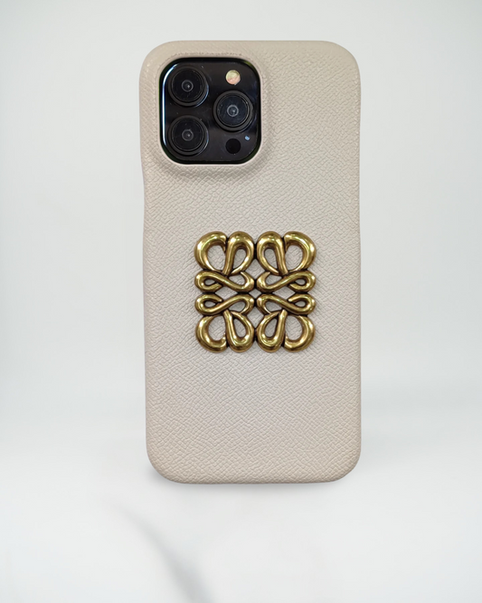 Ivory Pearl Loewe iPhone 16 Pro Max Case