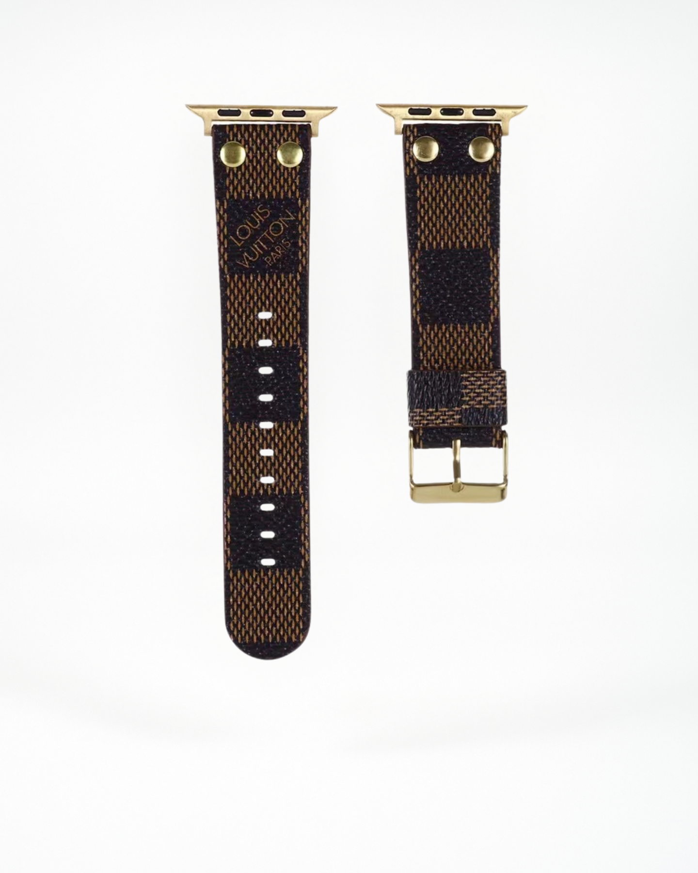 Louis Vuitton Apple Watch Tambour Damier Graphite Canvas Strap