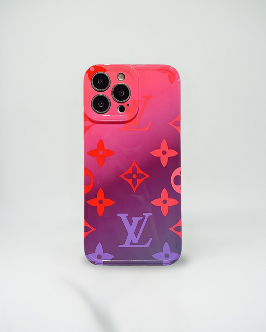 Purple Ombre LV iPhone Case