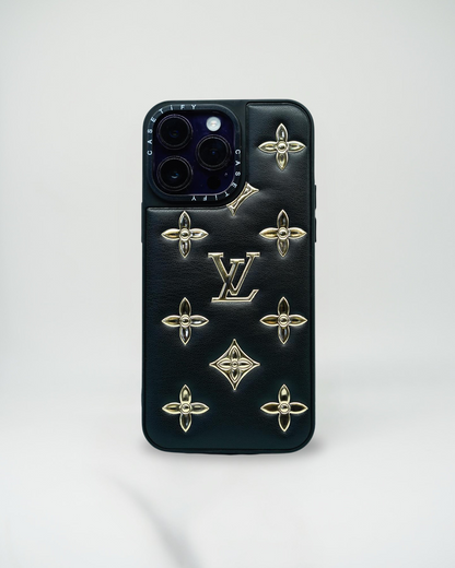 Black Unique LV iPhone Case