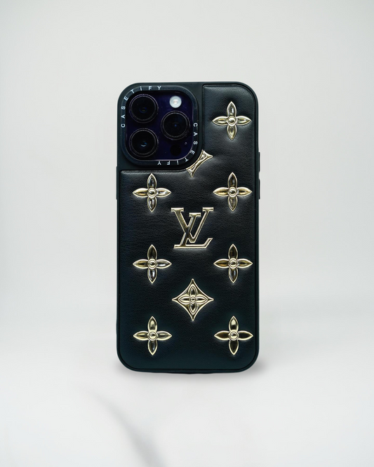 Black Unique LV iPhone Case