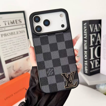 Damier Graphite Canvas Louis Vuitton iPhone 17 Pro Max Case With Logo