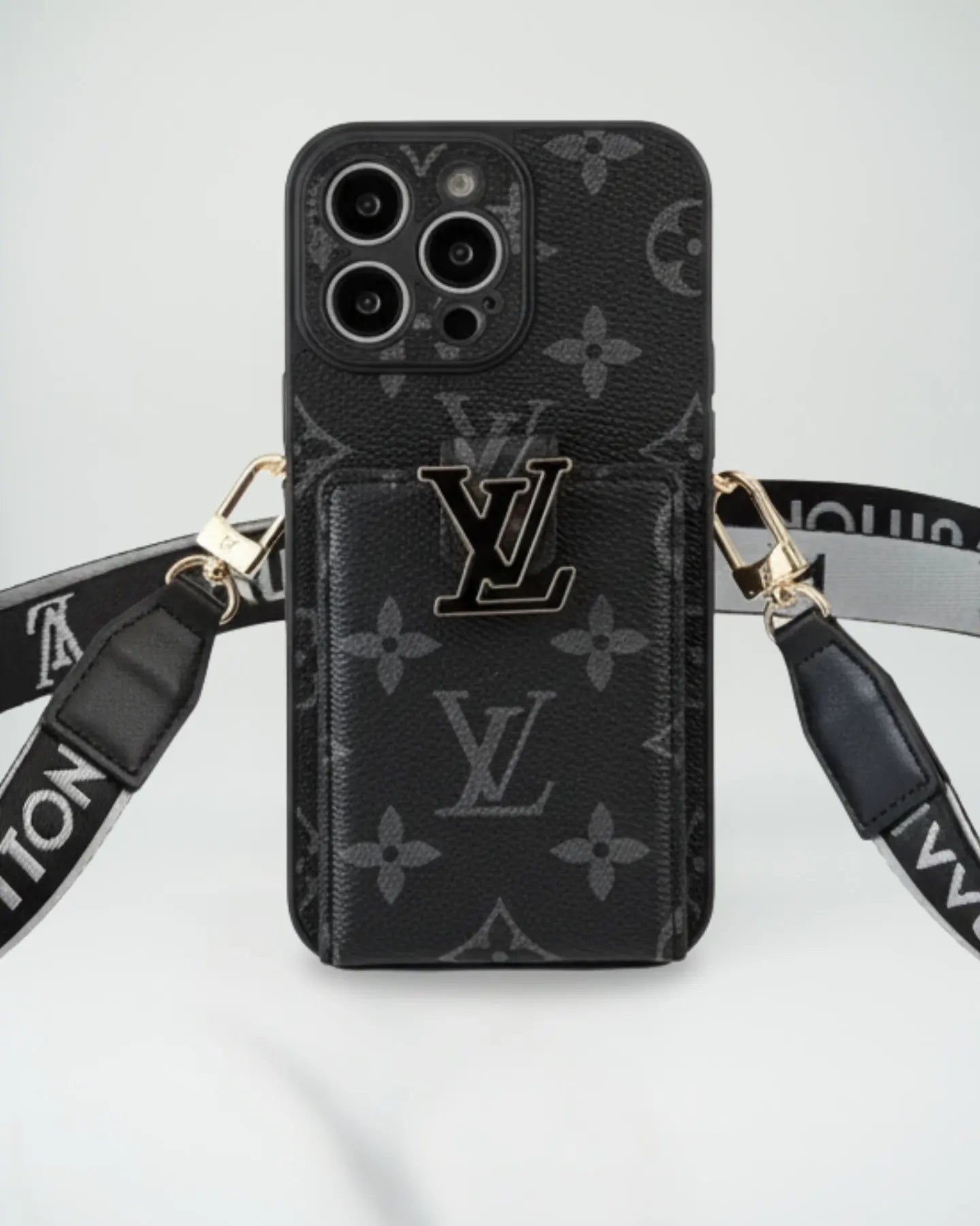 Louis Vuitton iPhone 17 Pro Max Case With Cardholder and Strap - SereneShop