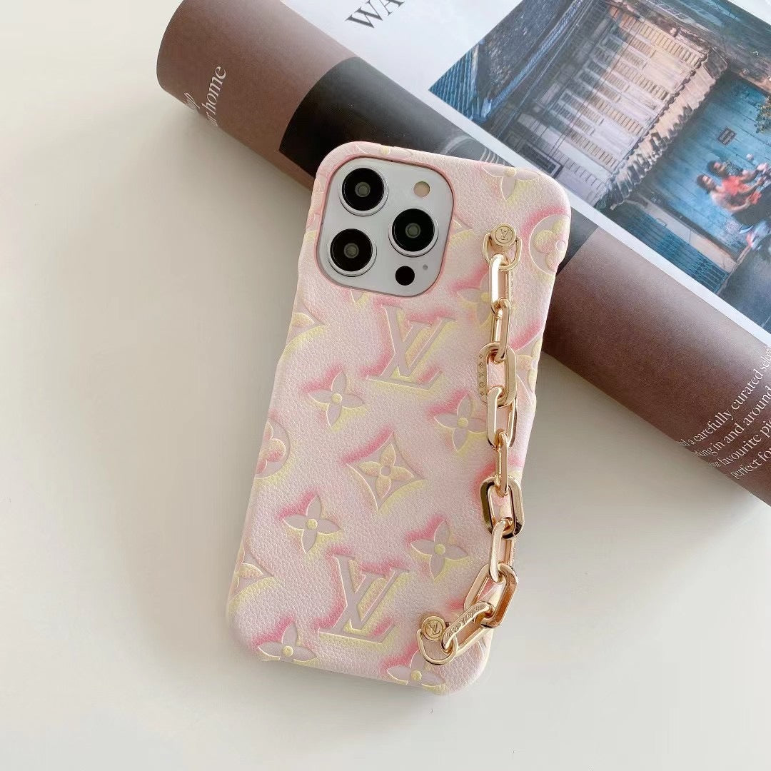 Louis Vuitton Rosé Aura – iPhone 16 Pro Max Case