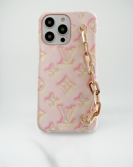 Louis Vuitton Rosé Aura – iPhone 16 Pro Max Case
