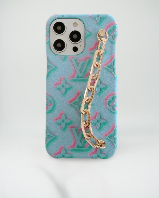 Louis Vuitton Azure Bloom – iPhone 16 Pro Max Case