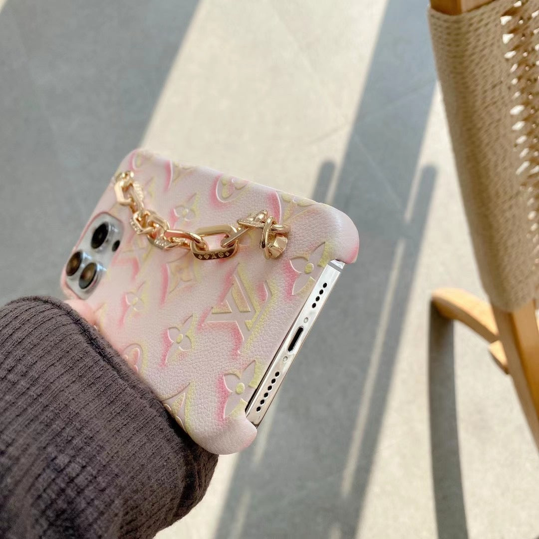 Louis Vuitton Rosé Aura – iPhone 16 Pro Max Case
