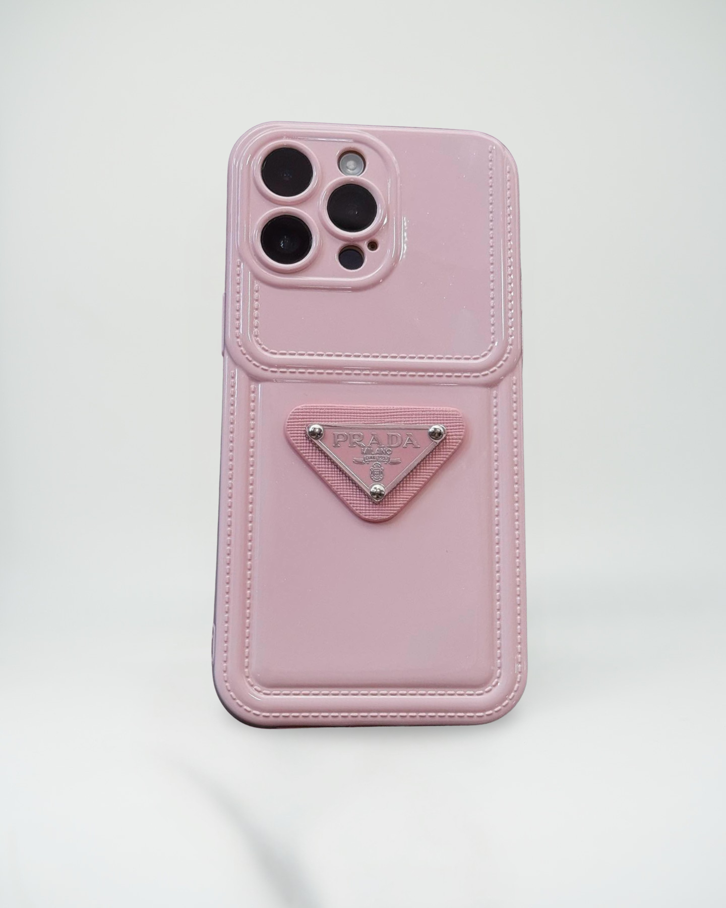 Pink Prada iPhone Case