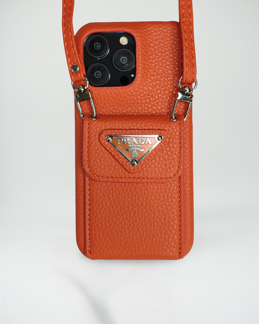Le Zest Prada iPhone 16 Pro Max Case With Strap Crossbody