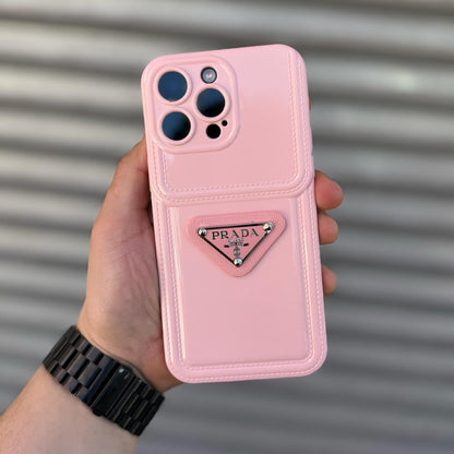 Pink Prada iPhone Case