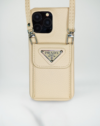 Le Zest Prada iPhone 16 Pro Max Case With Strap Crossbody