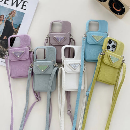Le Zest Prada iPhone 16 Pro Max Case With Strap Crossbody