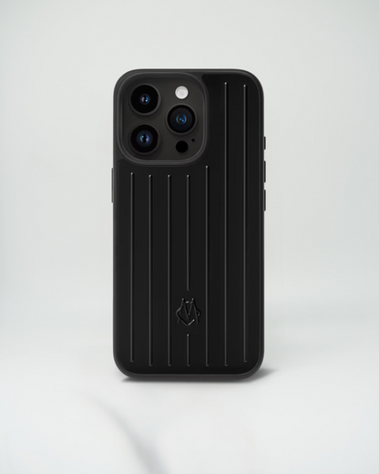Black RIMOWA Aluminum iPhone 16 Pro Max Case