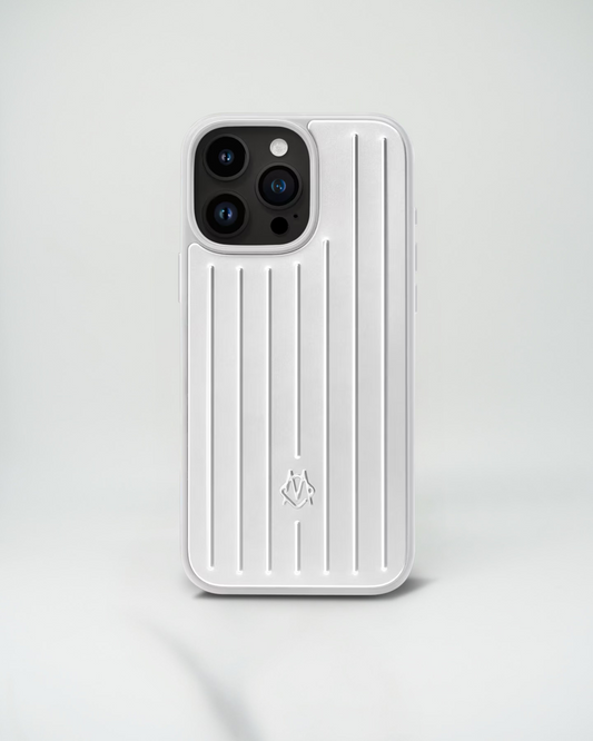 Silver RIMOWA Aluminum iPhone 16 Pro Max Case
